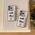 (Buy 1 Get 1) Playful Pooch Card Holder Case For iPhone