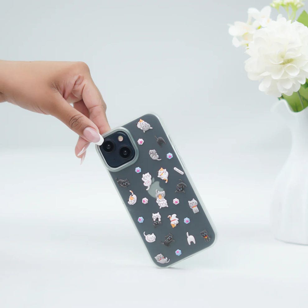 (Buy 1 Get 1) Mischievous Cute Kitty Case For iPhone