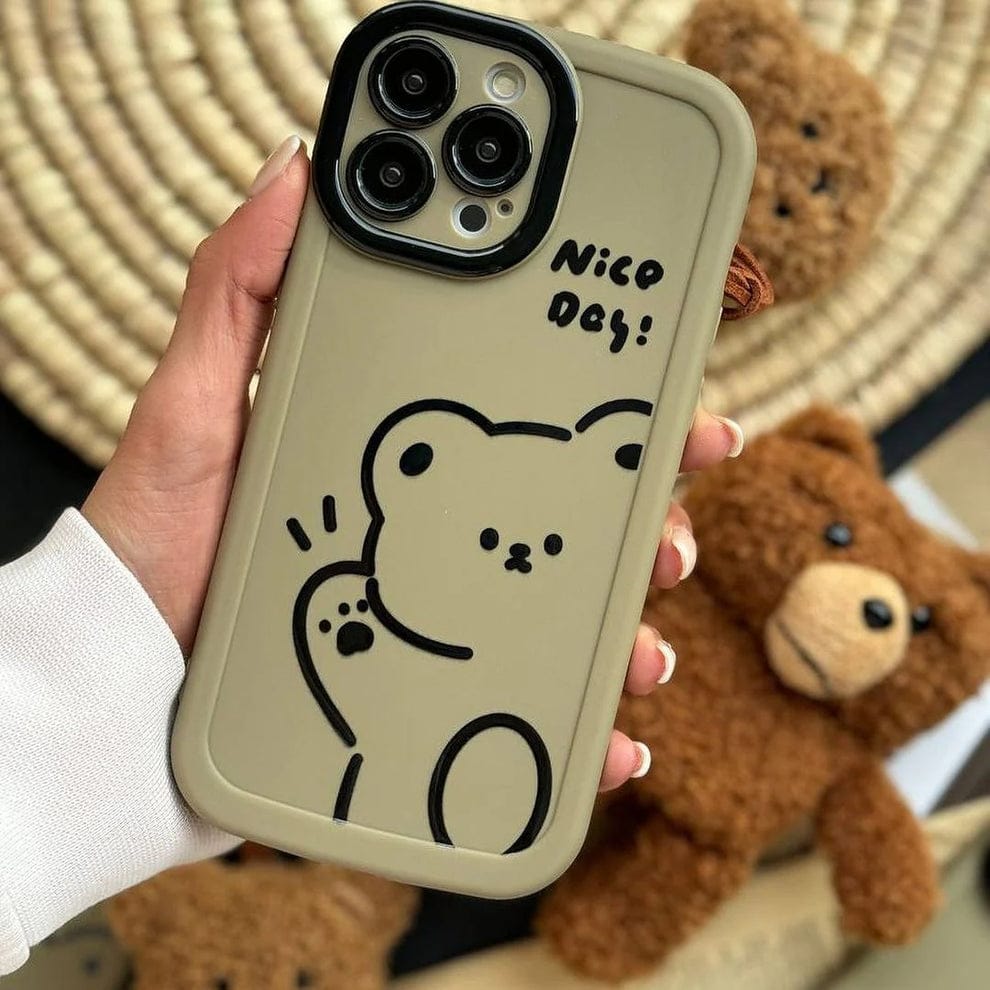 (Buy 1 Get 1) Graffiti Puppy Artistry Phone Case For iPhone