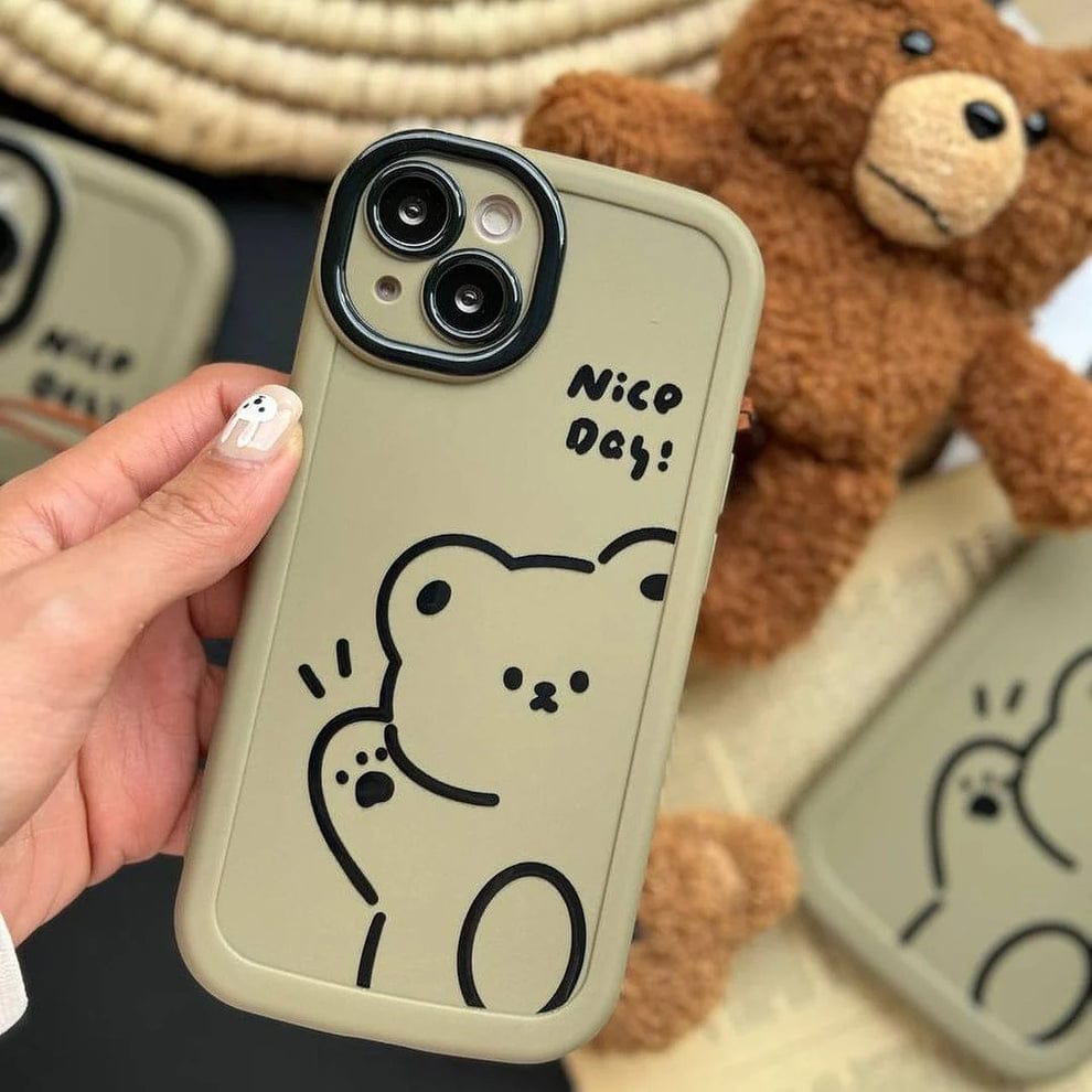 (Buy 1 Get 1) Graffiti Puppy Artistry Phone Case For iPhone