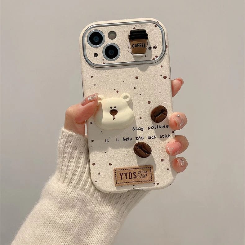 (Buy 1 Get 1) Graffiti Lovable Bear Case For iPhone