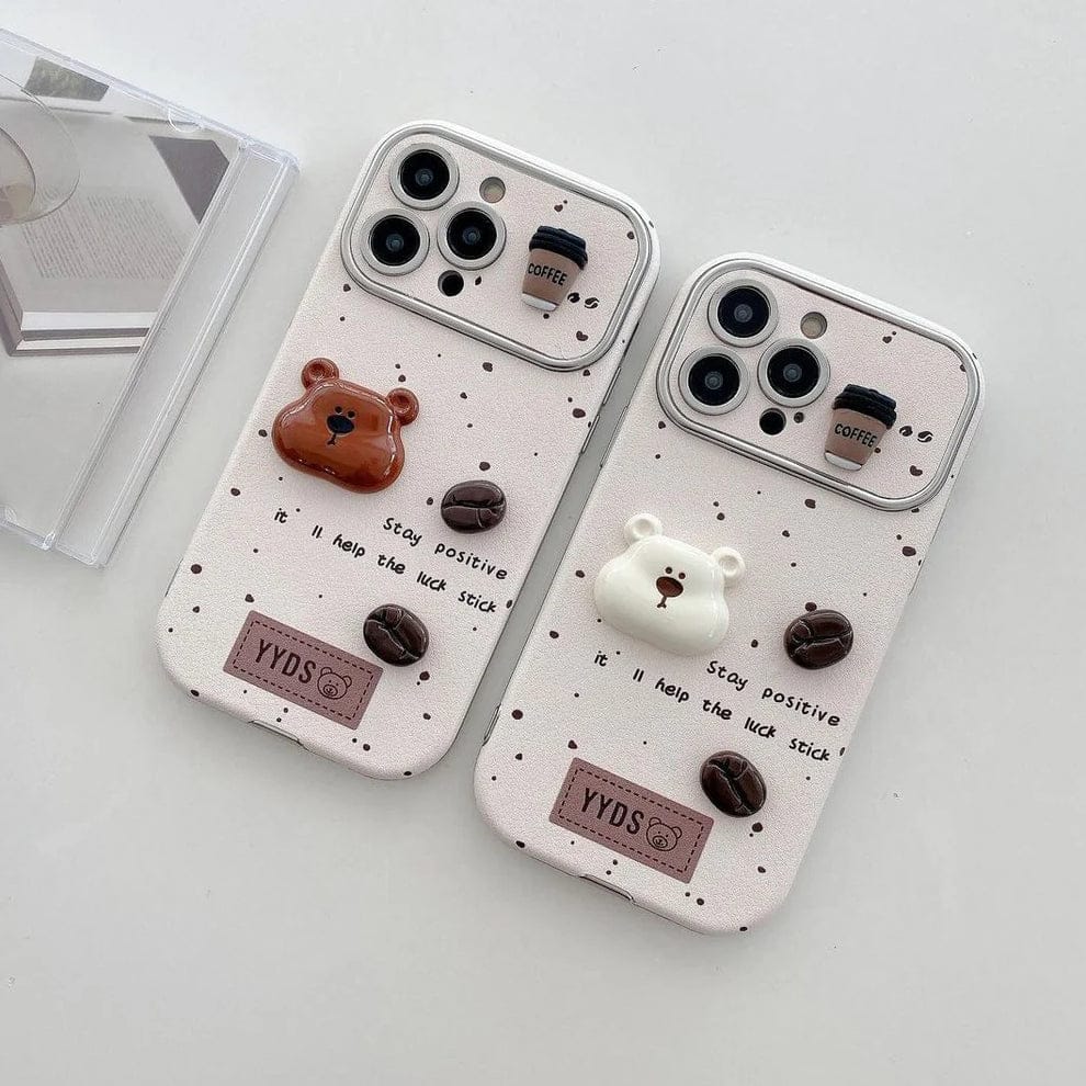 (Buy 1 Get 1) Graffiti Lovable Bear Case For iPhone