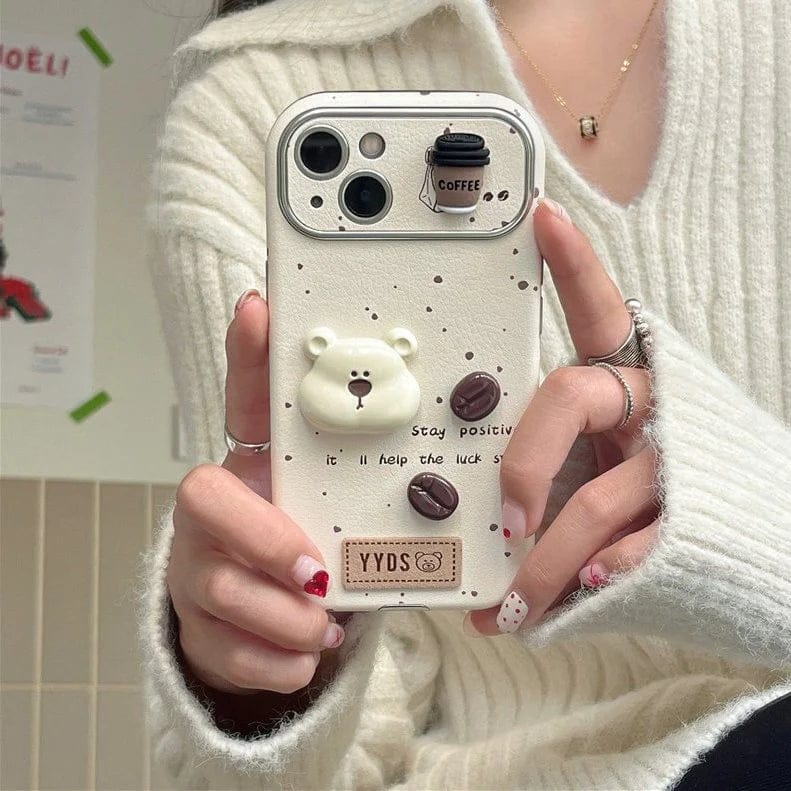 (Buy 1 Get 1) Graffiti Lovable Bear Case For iPhone