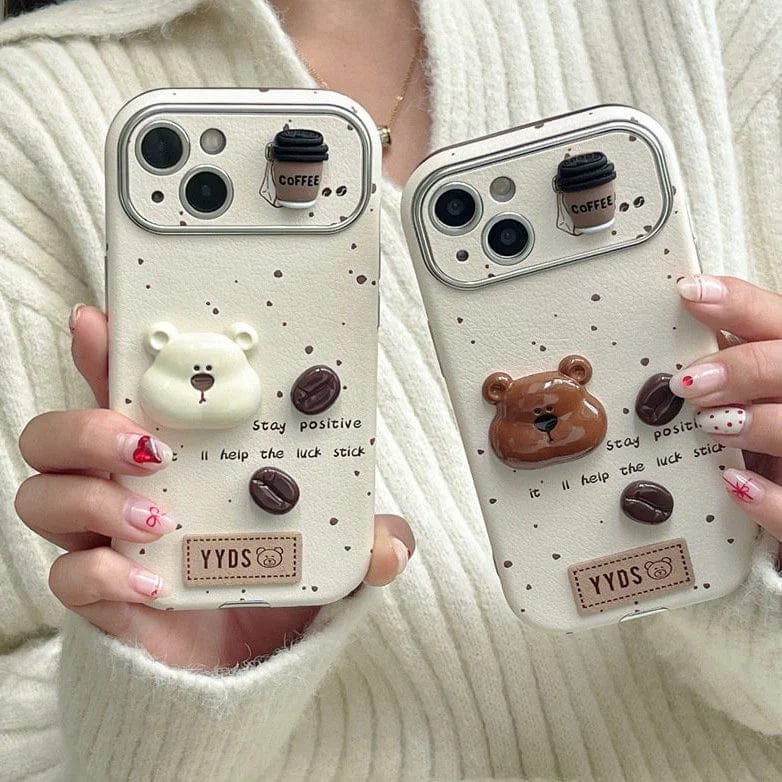 (Buy 1 Get 1) Graffiti Lovable Bear Case For iPhone