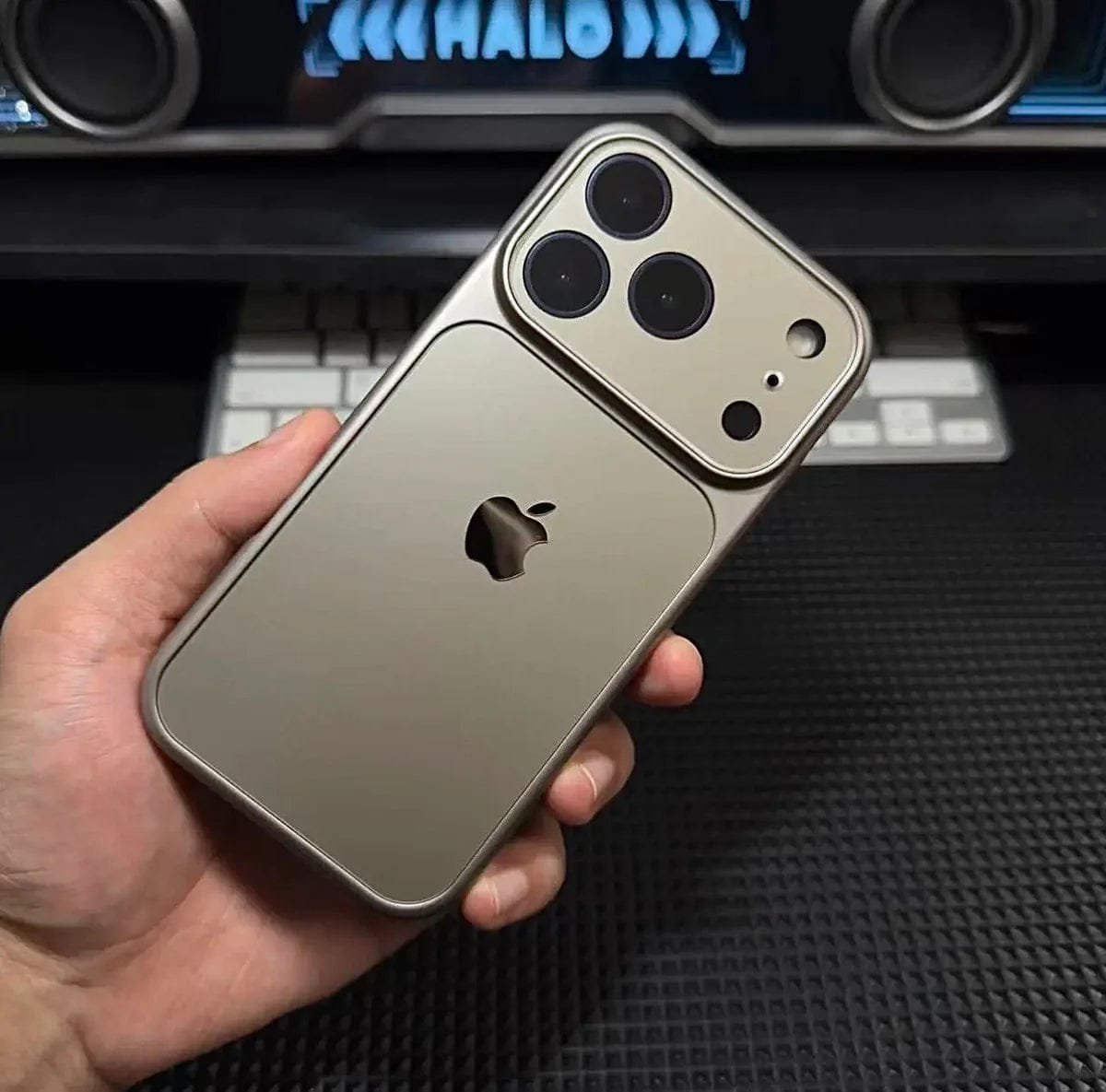(Buy 1 Get 1) iPhone Metallic Finish Converter Case