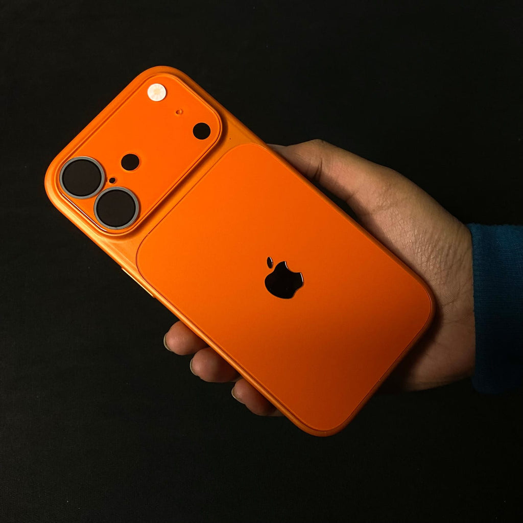 (Buy 1 Get 1) iPhone Metallic Finish Converter Case