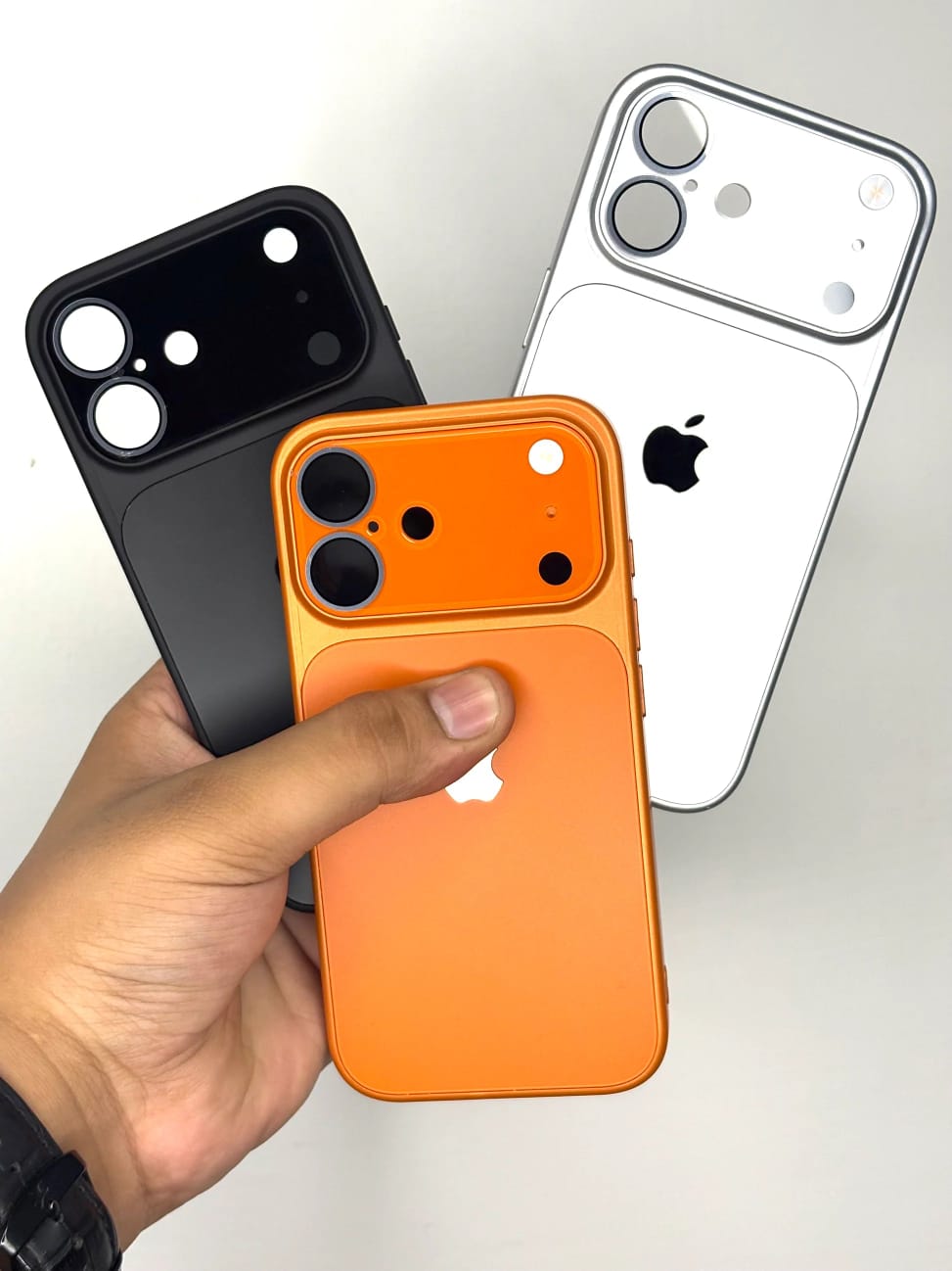 (Buy 1 Get 1) iPhone Metallic Finish Converter Case