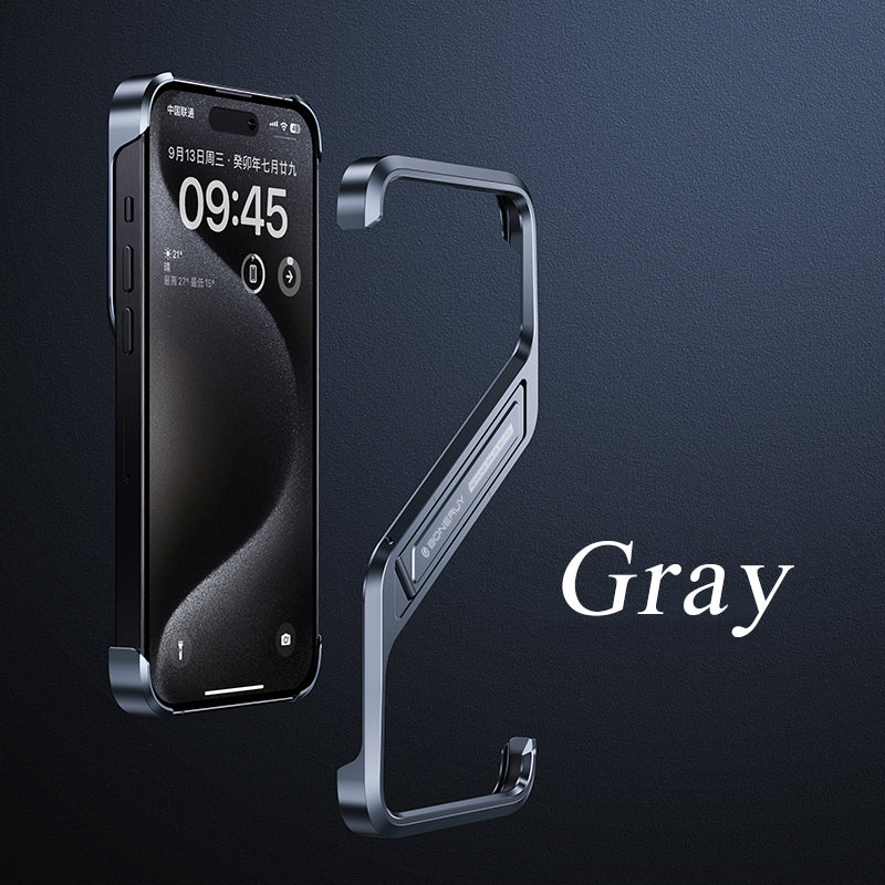 (Buy 1 Get 1) Ultra-Thin Metal Bumper – Durable & Stylish Phone Case