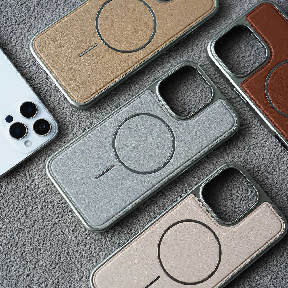 (Buy 1 Get 1) LeatherMag Armor Case - iPhone