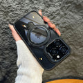 (Buy 1 Get 1) Luxury Magnetic Clear Case | Metal Ring Stand | Camera Lens Protector Rings