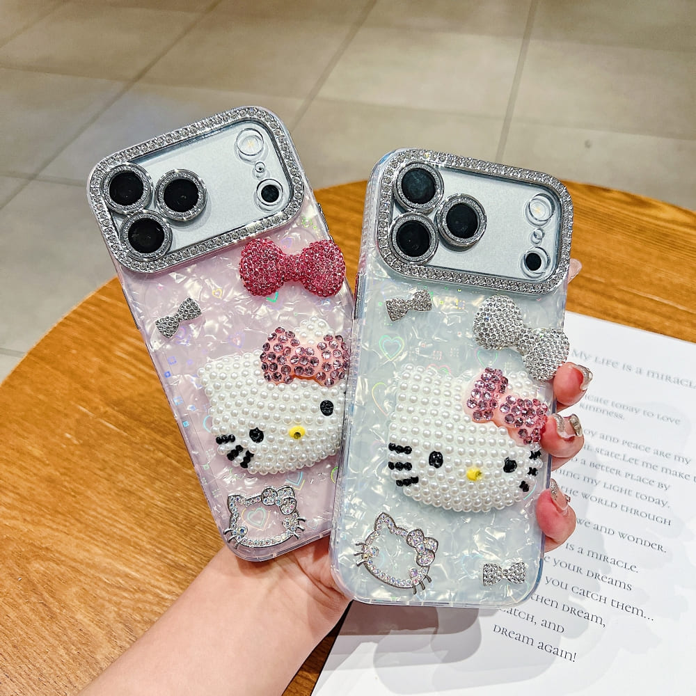 (Buy 1 Get 1) Rosy Glam Kitty Phone Case