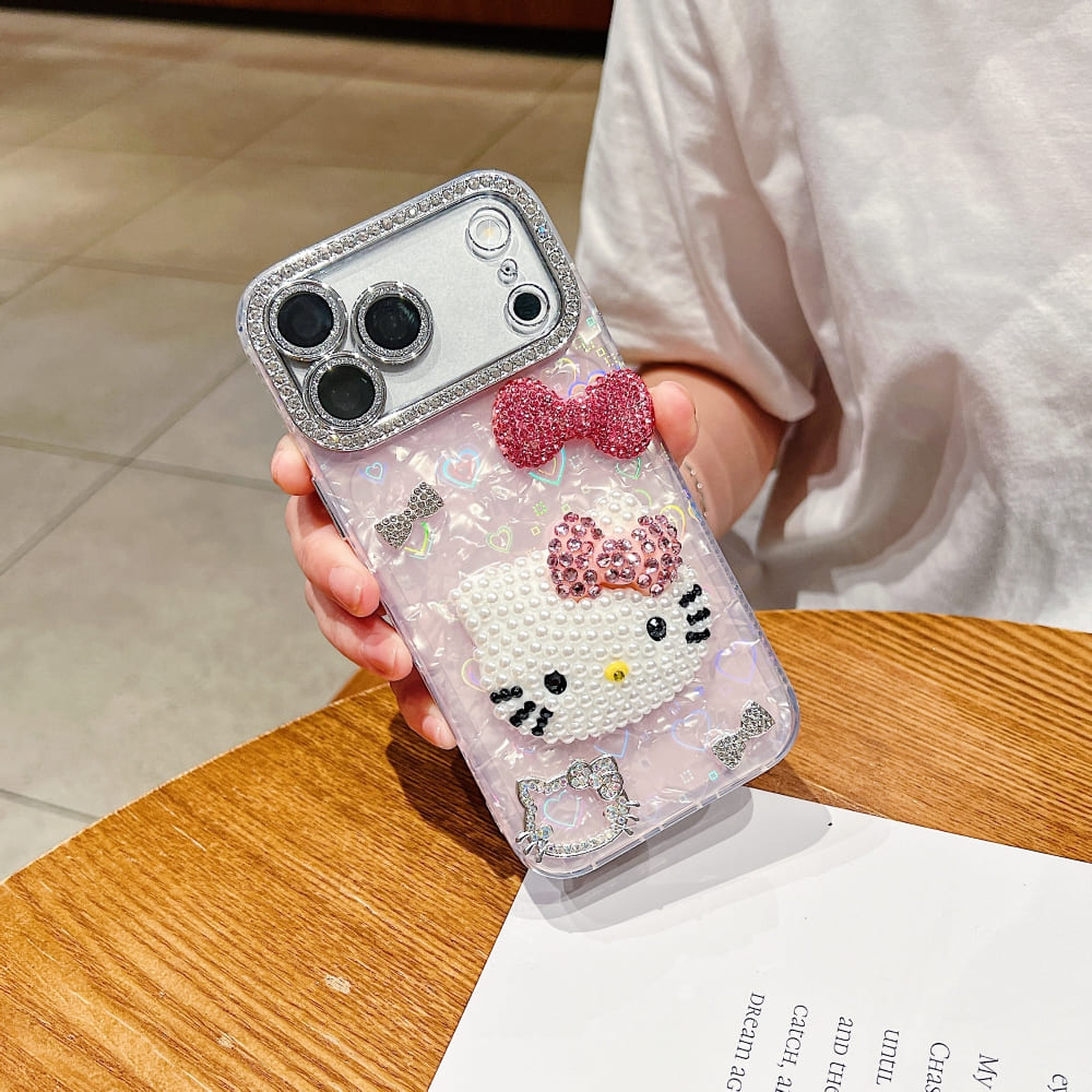 (Buy 1 Get 1) Rosy Glam Kitty Phone Case