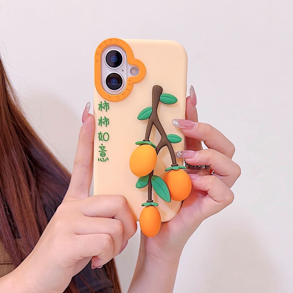 (Buy 1 Get 1) Juicy Orange Branch Phone Case