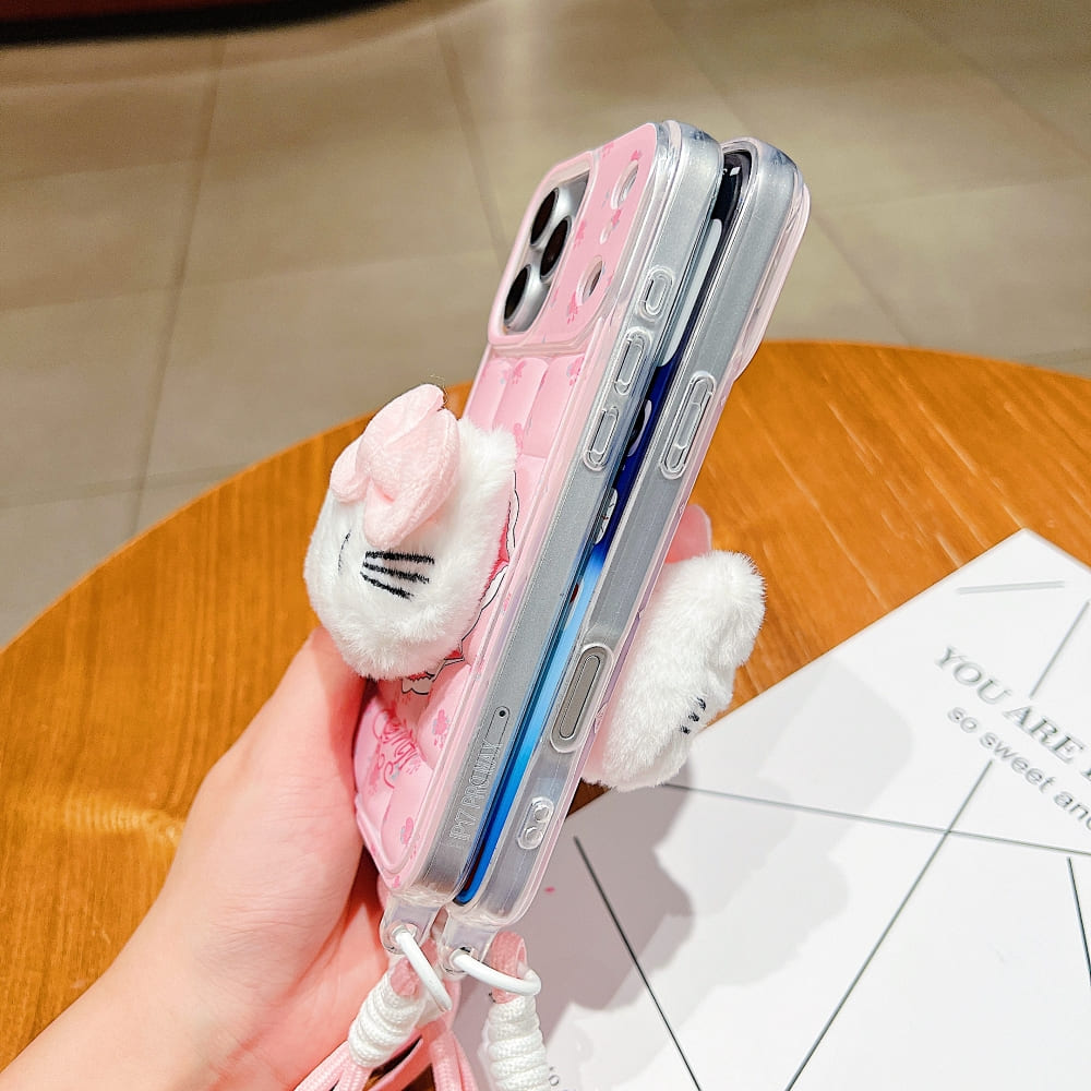 (Buy 1 Get 1) Shimmer Kitty Mirror Guard Phone Case