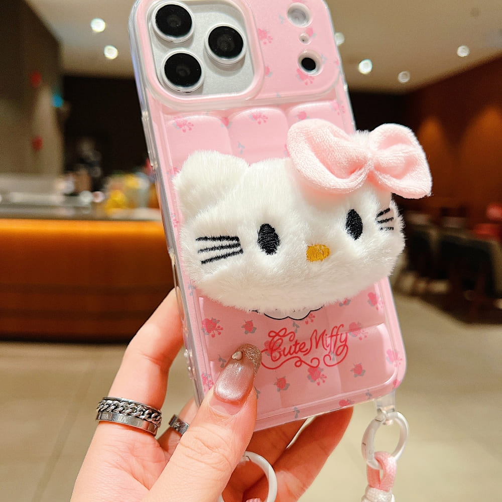 (Buy 1 Get 1) Shimmer Kitty Mirror Guard Phone Case