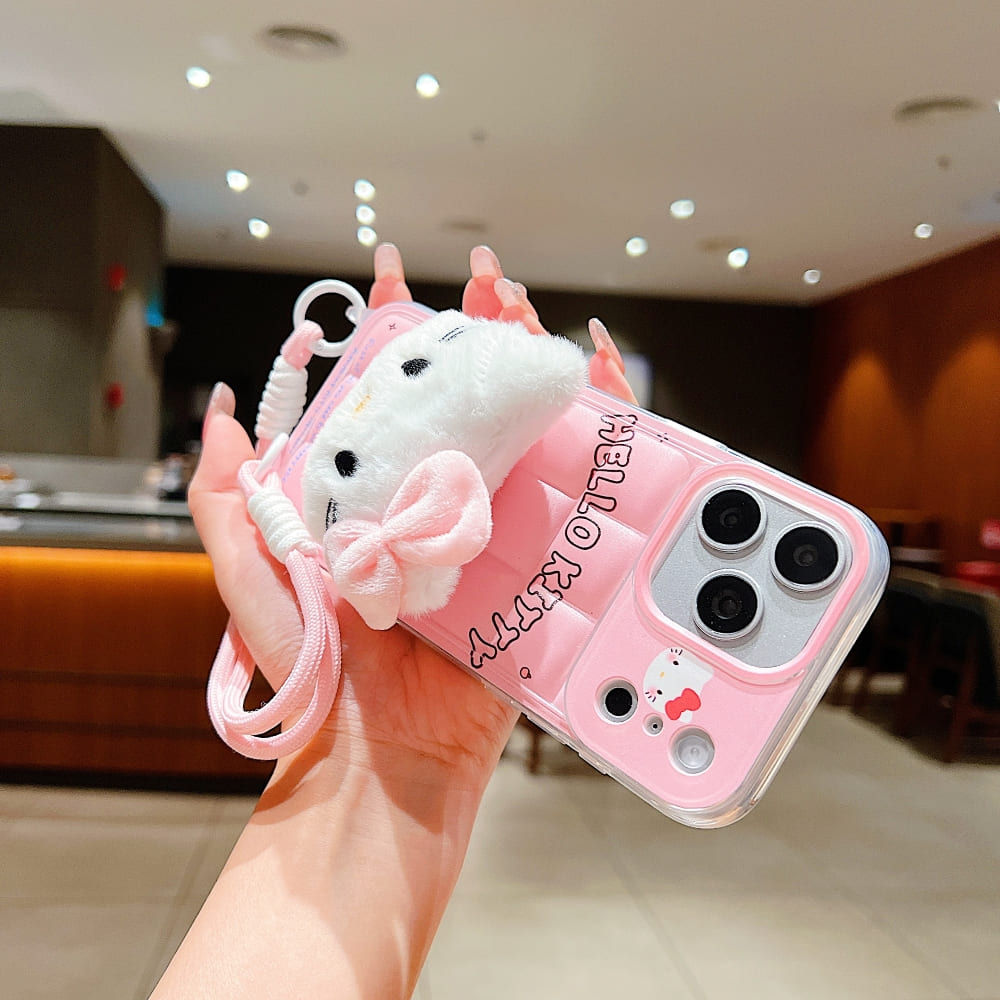 (Buy 1 Get 1) Shimmer Kitty Mirror Guard Phone Case