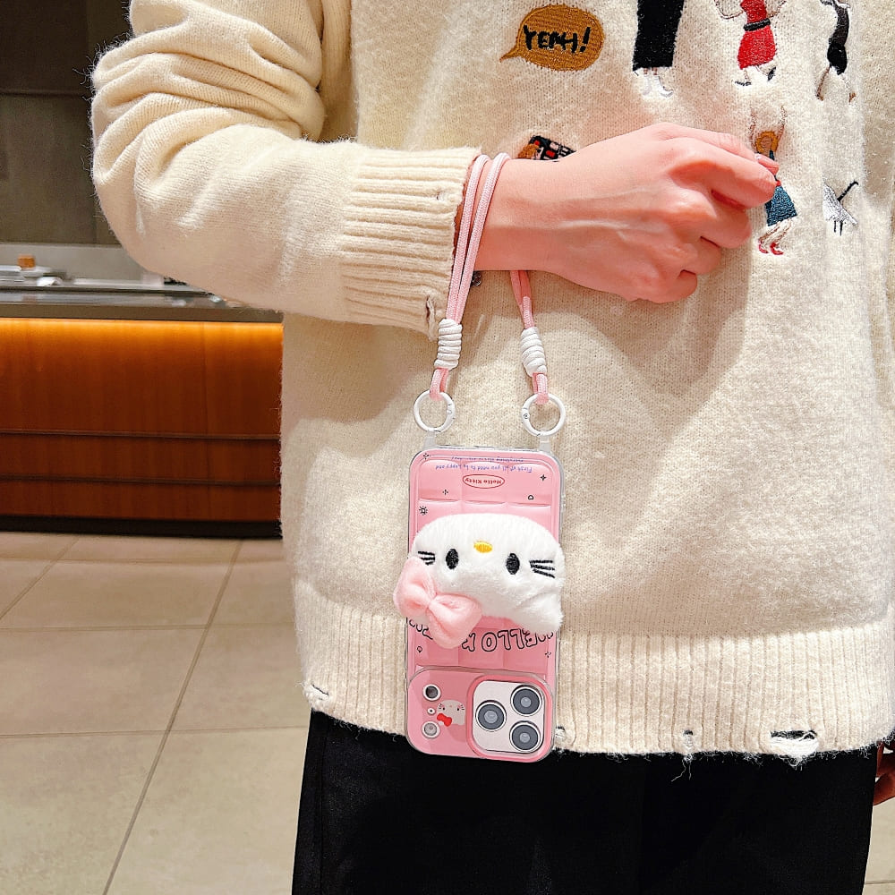 (Buy 1 Get 1) Shimmer Kitty Mirror Guard Phone Case