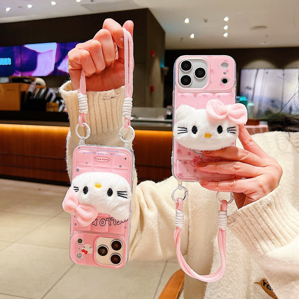 (Buy 1 Get 1) Shimmer Kitty Mirror Guard Phone Case