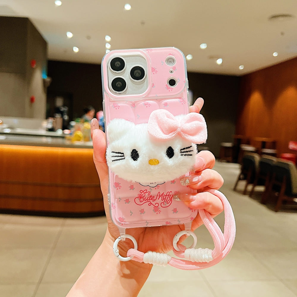 (Buy 1 Get 1) Shimmer Kitty Mirror Guard Phone Case