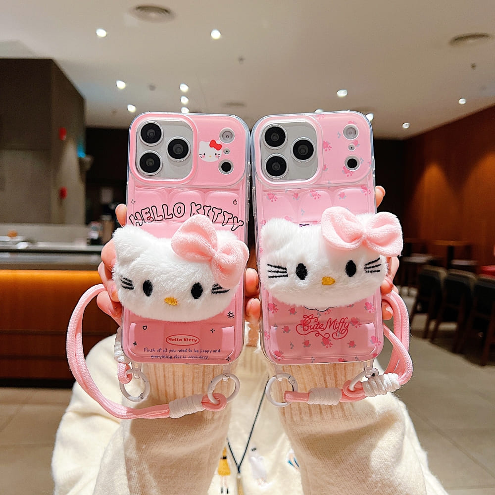 (Buy 1 Get 1) Shimmer Kitty Mirror Guard Phone Case