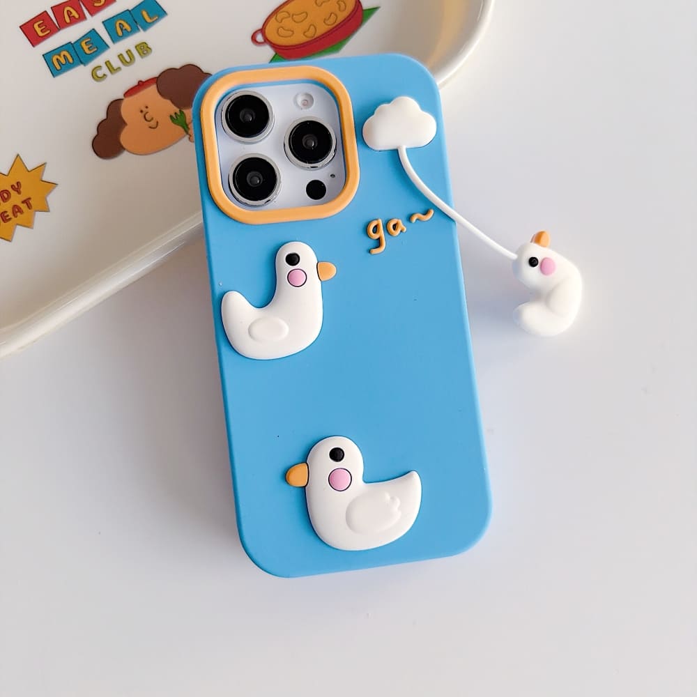 (Buy 1 Get 1) Cloudy Duck Dream Phone Case