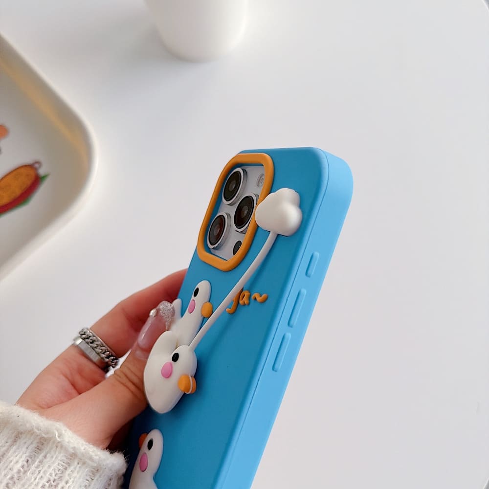 (Buy 1 Get 1) Cloudy Duck Dream Phone Case