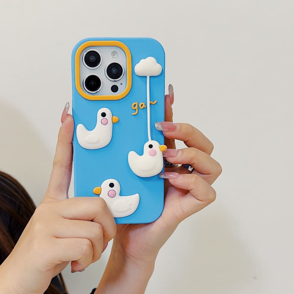 (Buy 1 Get 1) Cloudy Duck Dream Phone Case