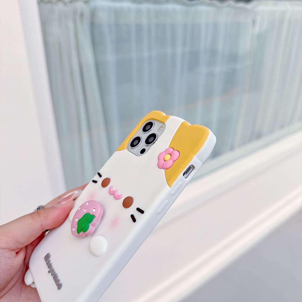 (Buy 1 Get 1) Strawberry Paws Phone Case