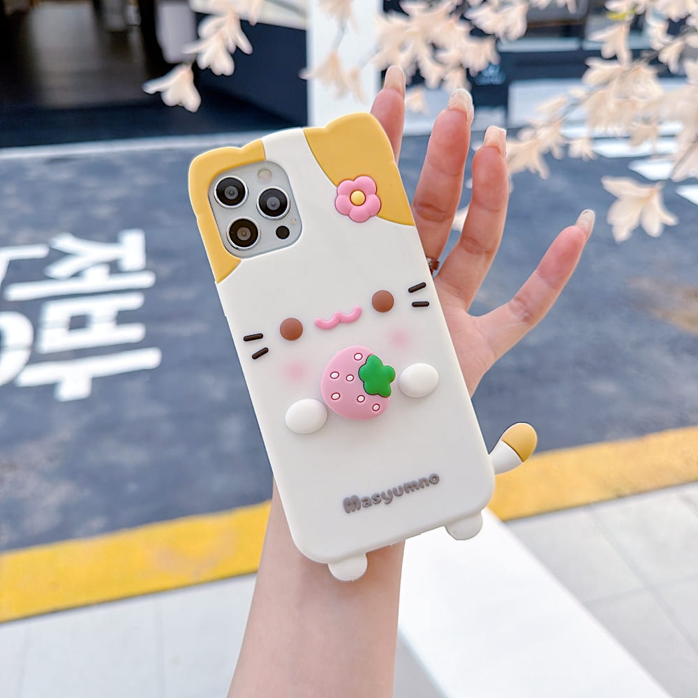 (Buy 1 Get 1) Strawberry Paws Phone Case