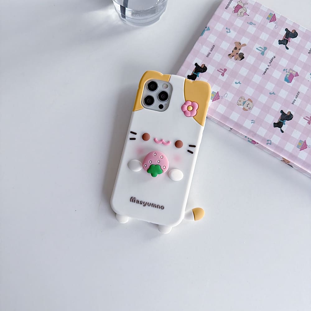 (Buy 1 Get 1) Strawberry Paws Phone Case