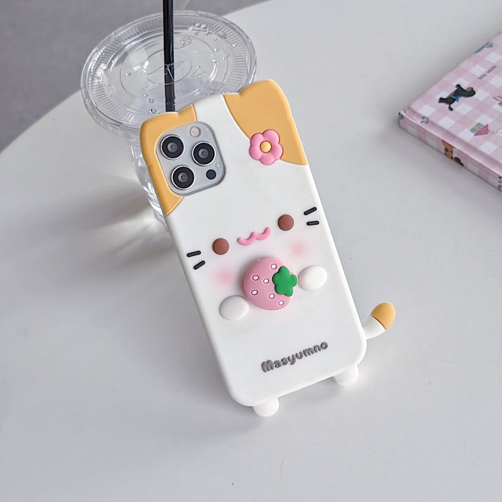(Buy 1 Get 1) Strawberry Paws Phone Case