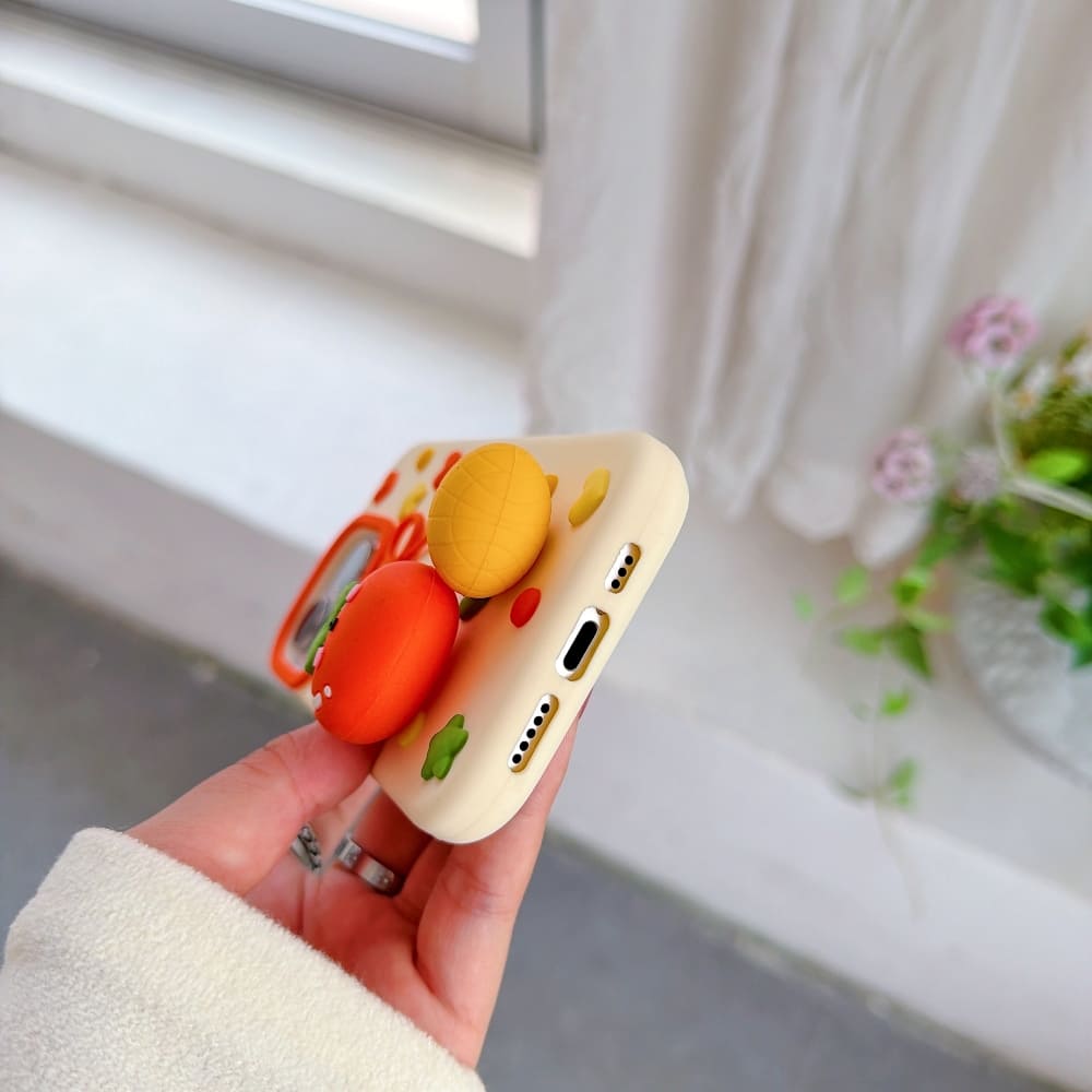 (Buy 1 Get 1) Happy Fruit Friends Phone Case