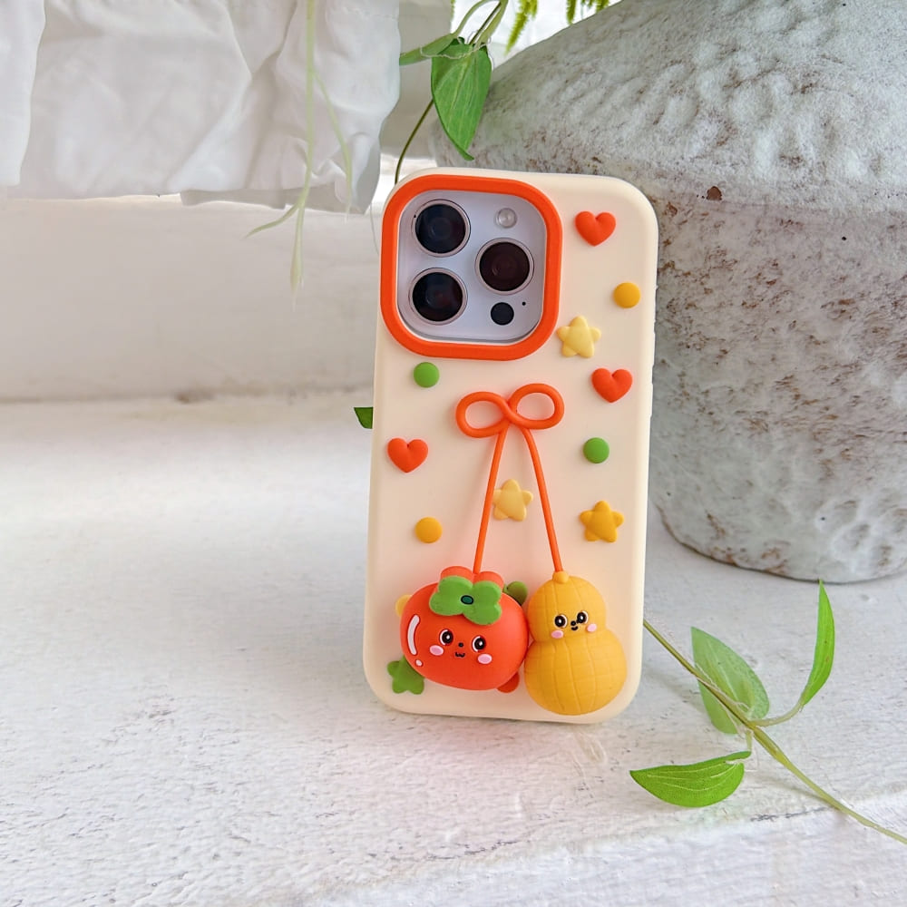 (Buy 1 Get 1) Happy Fruit Friends Phone Case