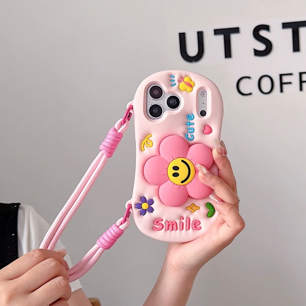 (Buy 1 Get 1) Sunny Flower Smile Phone Case