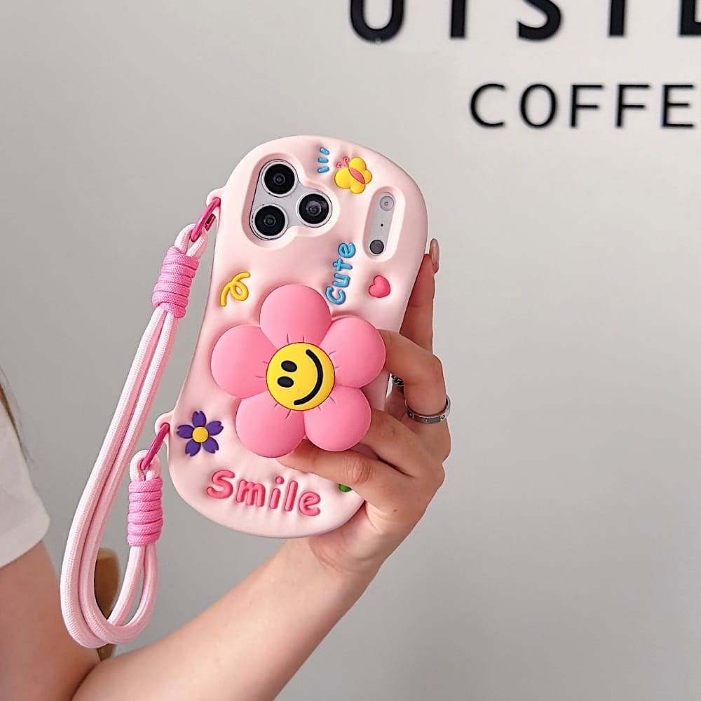 (Buy 1 Get 1) Sunny Flower Smile Phone Case