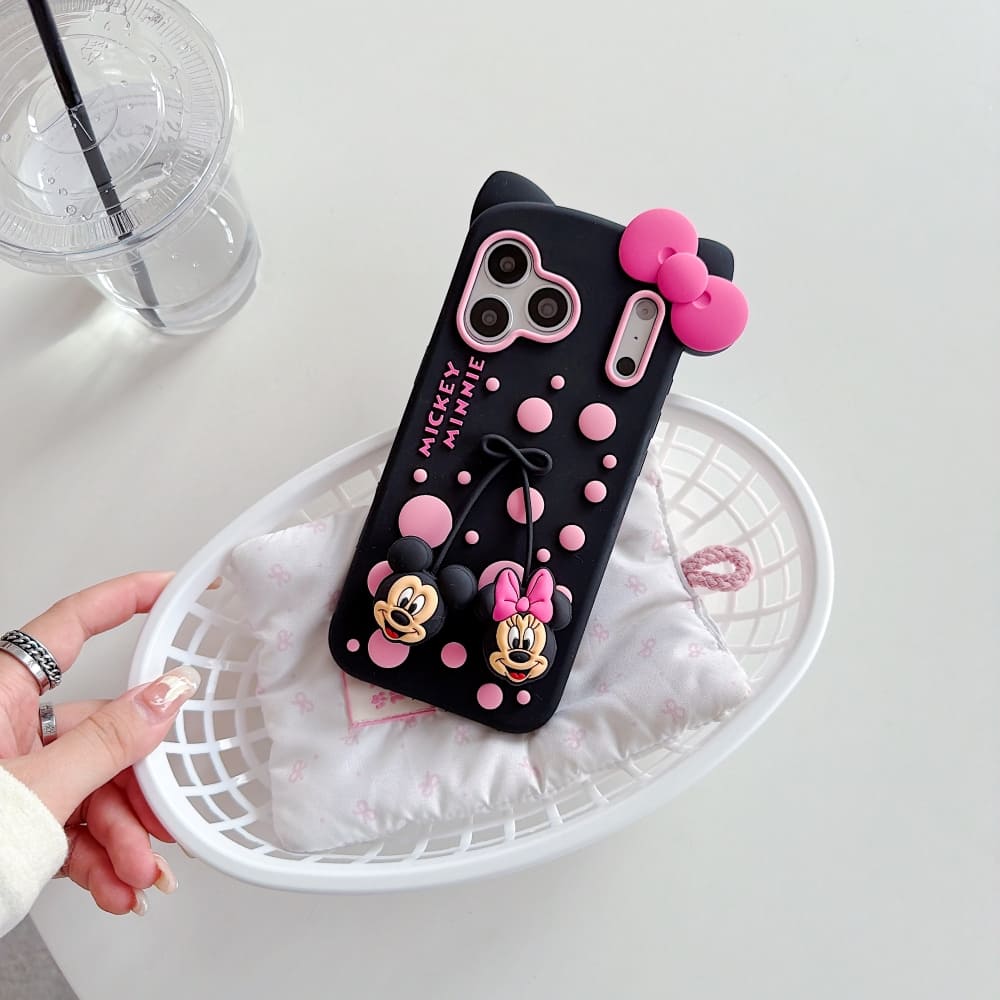 (Buy 1 Get 1) Sweet Bow Silicone Phone Case