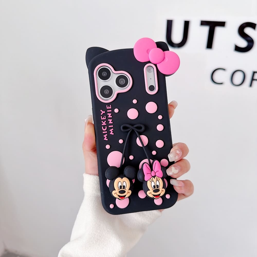 (Buy 1 Get 1) Sweet Bow Silicone Phone Case