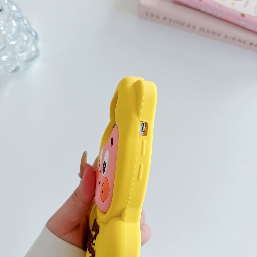 (Buy 1 Get 1) Yellow Joy Protective Phone Case