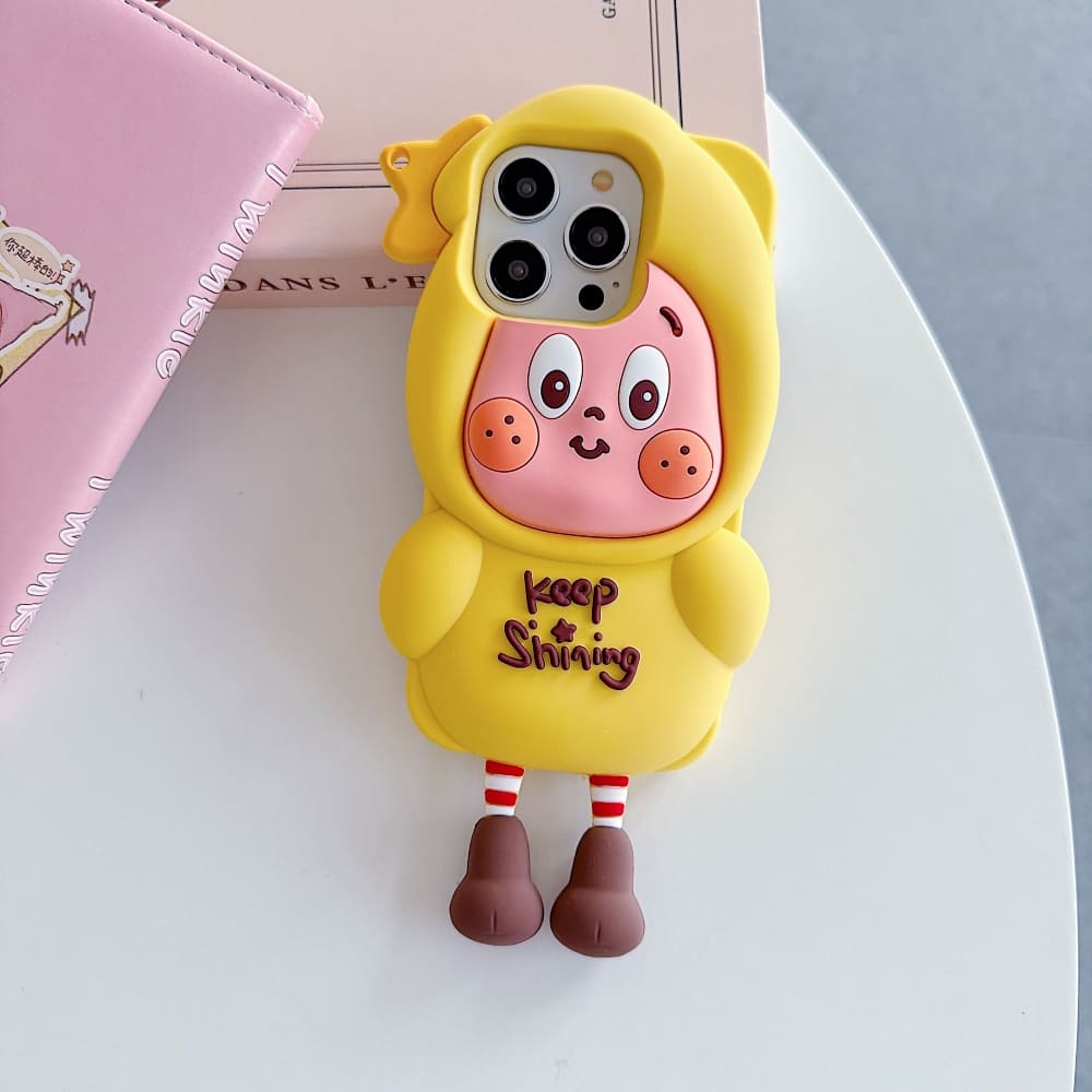 (Buy 1 Get 1) Yellow Joy Protective Phone Case