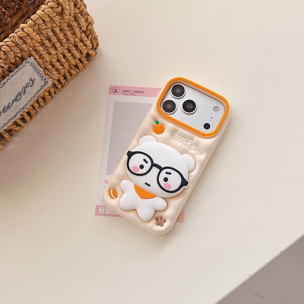 (Buy 1 Get 1) Peachy Bear Grip Phone Case