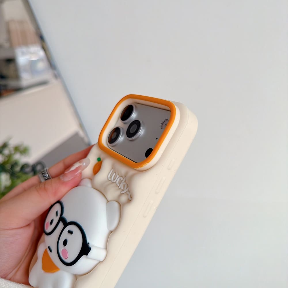 (Buy 1 Get 1) Peachy Bear Grip Phone Case
