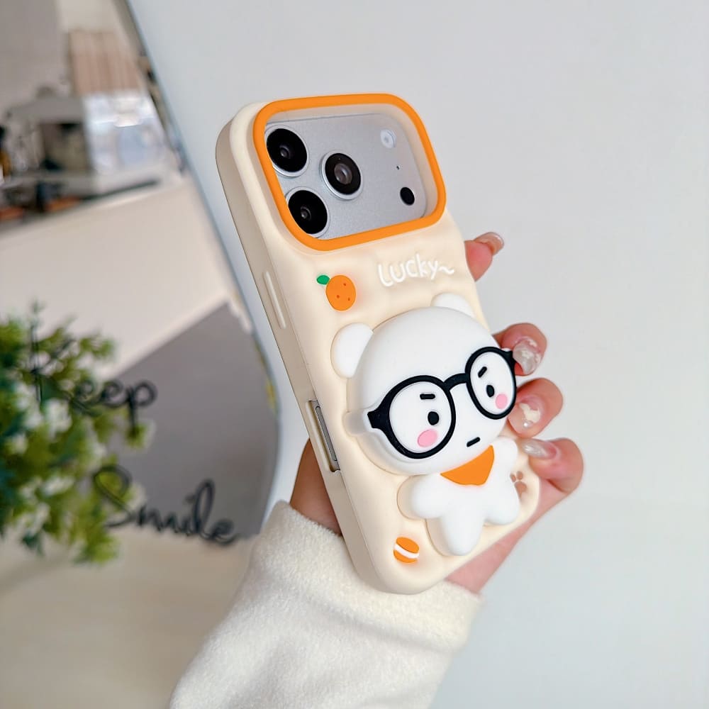 (Buy 1 Get 1) Peachy Bear Grip Phone Case