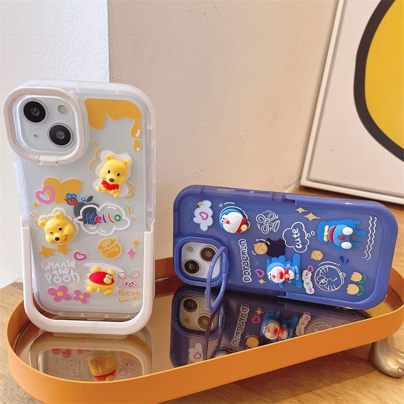 (Buy 1 Get 1) Winnie The Pooh Stand Case For iPhone