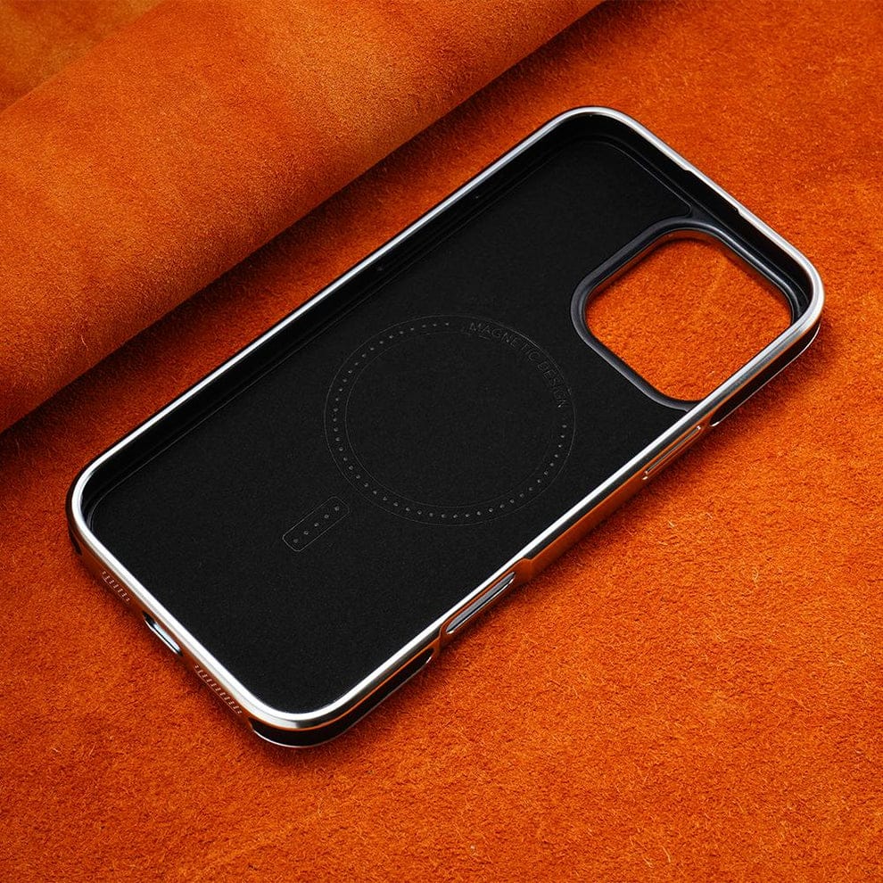 (Buy 1 Get 1) Luxury Magnetic Leather Case with MagSafe Enhanced Grip for iPhone