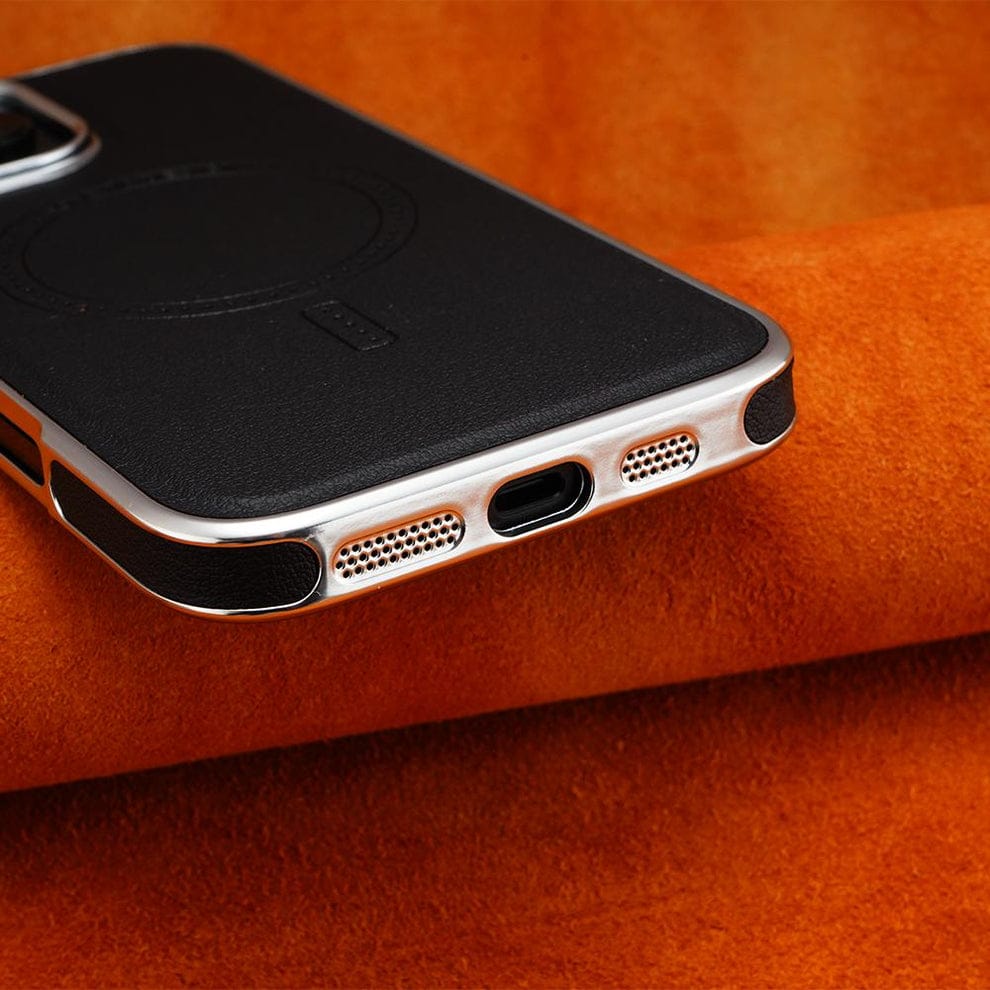 (Buy 1 Get 1) Luxury Magnetic Leather Case with MagSafe Enhanced Grip for iPhone