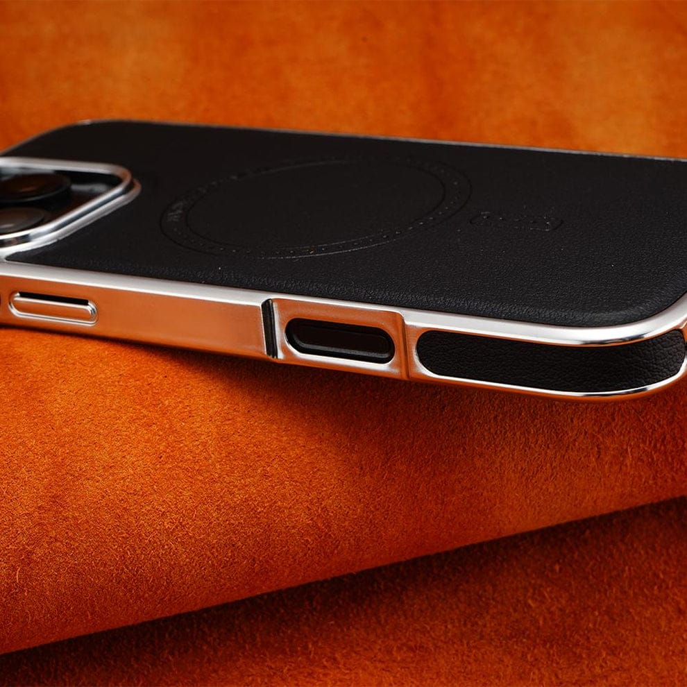 (Buy 1 Get 1) Luxury Magnetic Leather Case with MagSafe Enhanced Grip for iPhone