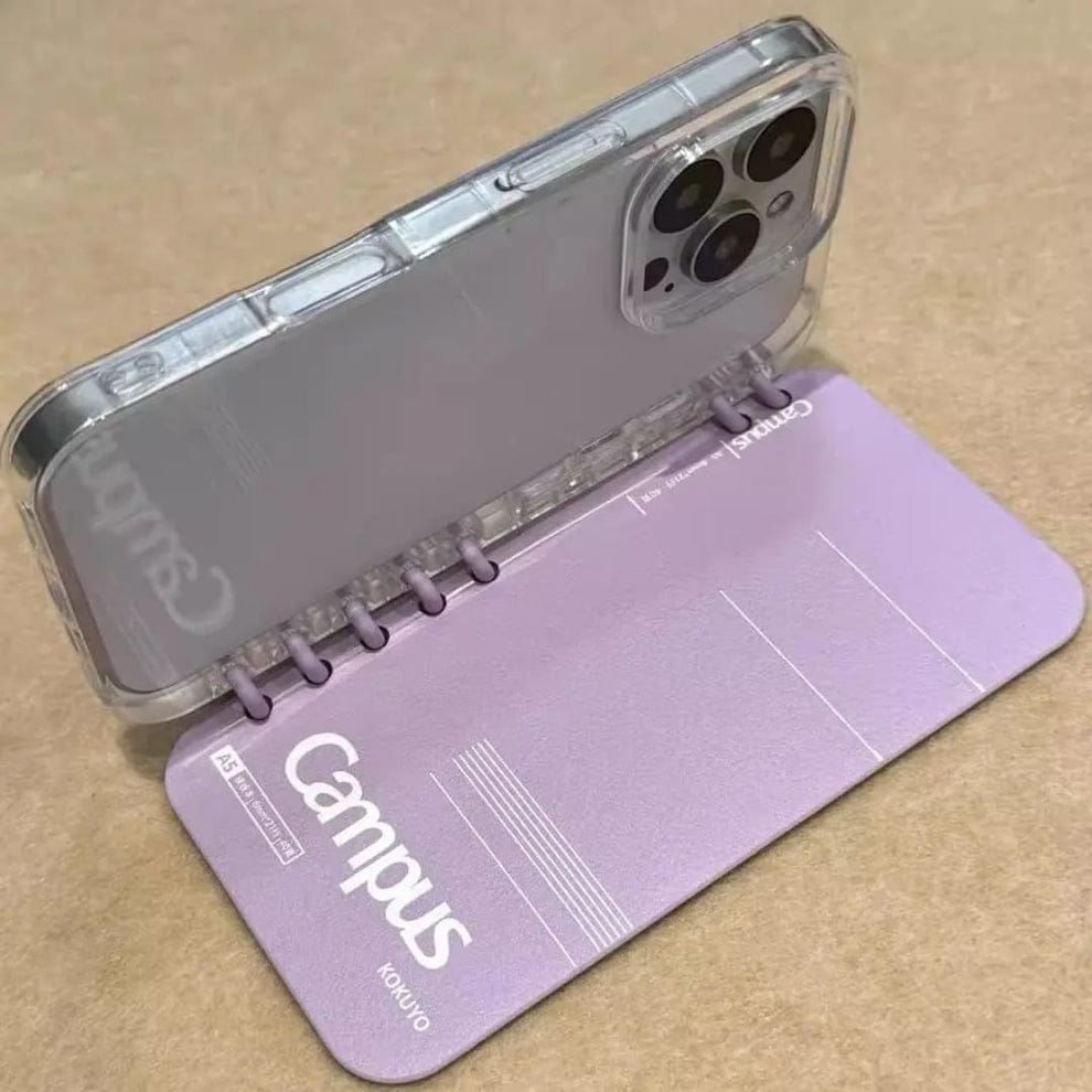 (Buy 1 Get 1) Solid Color Notebook Fashion Phone Case